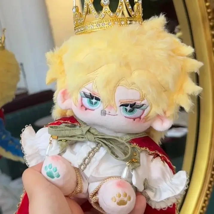 Dio Brando JoJo's Bizarre Adventure Anime 20cm Cartoon Dress-up Plush Dolls Cosplay Cute Stuffed Toys for Children's