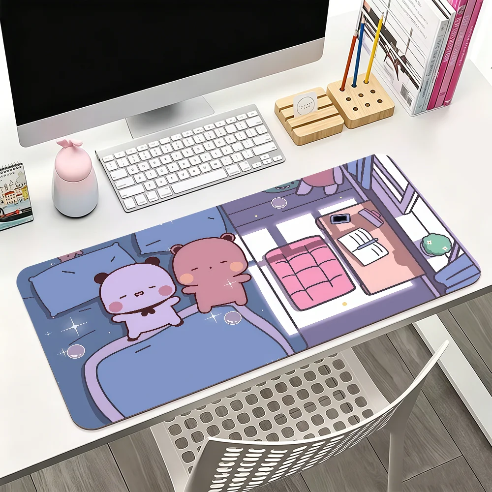 Cartoon Cute Bubu Kawaii Dudu Mouse Pad For Office Gaming And Keyboards Non-Slip Large Waterproof