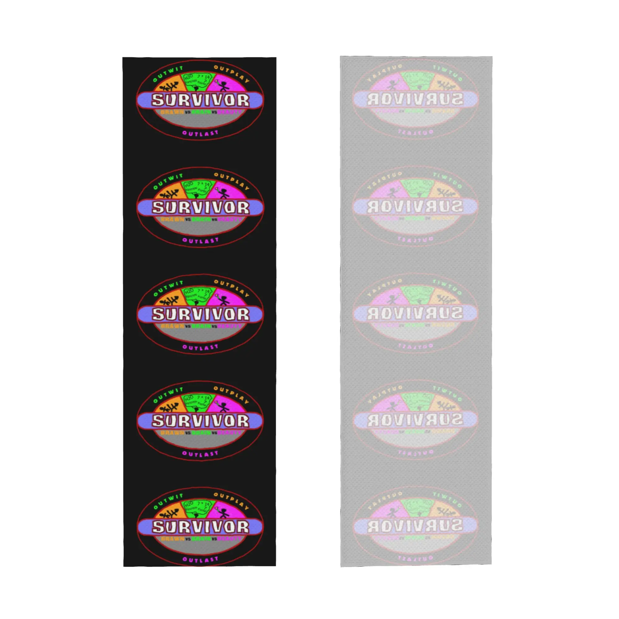 Reality TV Survivor Cold Exercise Towel Face Towel Quick Drying  Sports Breathable Cold Towel