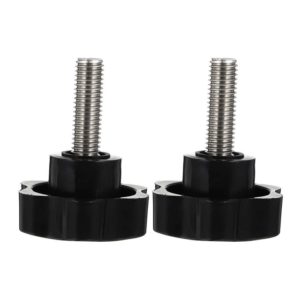 

2pcs Hexagonal Plum Handle Clamping Screw Knobs Furniture Rack Machinery Equipment AntiSlip Design LongUse TTrack