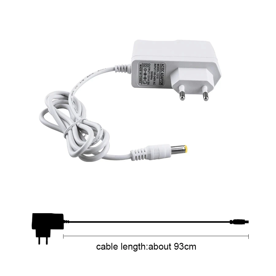 Adapter do zasilacza EU/moc US transformator LED sterownik AC 100V-240V do DC 12V 24V 1A 2A 3A uniwersalny konwerter ładowarka do taśmy LED