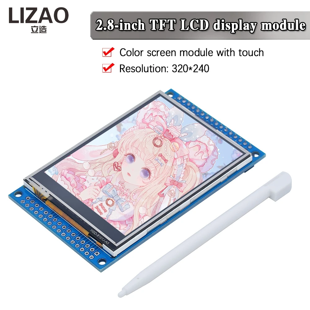 lizao-tela-sensivel-ao-toque-tft-lcd-de-28-polegadas-33v-300ma-resistiva-para-projetos-diy-arduino-uno