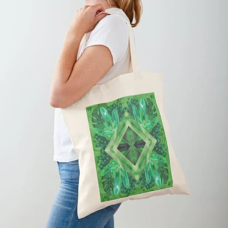 

RAINBOW CONNECTION (Series 2) - GREEN Tote Bag personalized tote Women's shopper bag canvas tote shopper bag woman