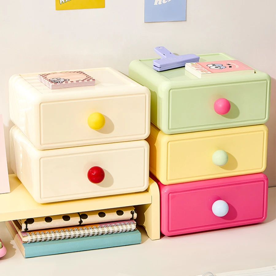 Dopamine Desktop Jewelry Organization and Storage, Stackable Pull-Out Storage for Necklaces and Bracelets, Study Supplies and St