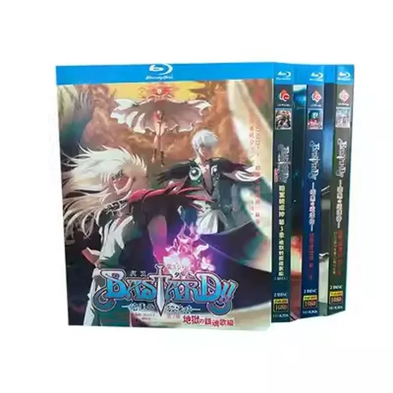 

BD Blu-ray High Definition Anime BASTARD! Diablo Seasons 1–3 6-Disc Box Set Taniyama Kiki