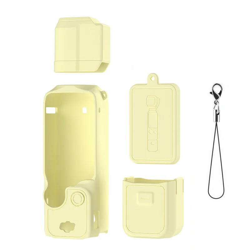 Schutzhülle für DJI OSMO Pocket 3 Silikon-Schutzabdeckung Kratzfester Objektivdeckel-Schutz für Pocket Case Kamera-Gehäuse Zubehör