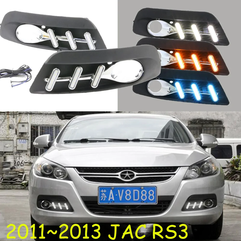 

Car bumper headlight for JAC RS daytime light 2011~2013y DRL car accessories LED headlamp for JAC RS fog light