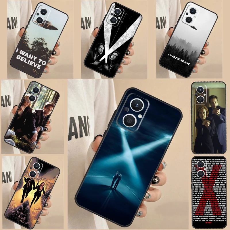 The X Files TV Series Phone Case For OPPO Find X3 Lite X5 X6 Pro X2 Neo Reno 3 4 5 6 7 8 Lite 4Z 5Z 2Z 8T Cover