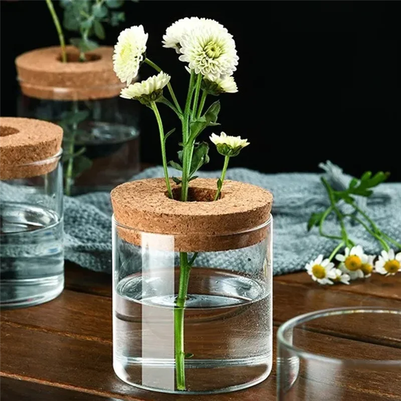 

AD-Hydroponic Plant Bottle Mini Hydroponic Plant Vase Green Plant Pot Home Garden Courtyard Decoration