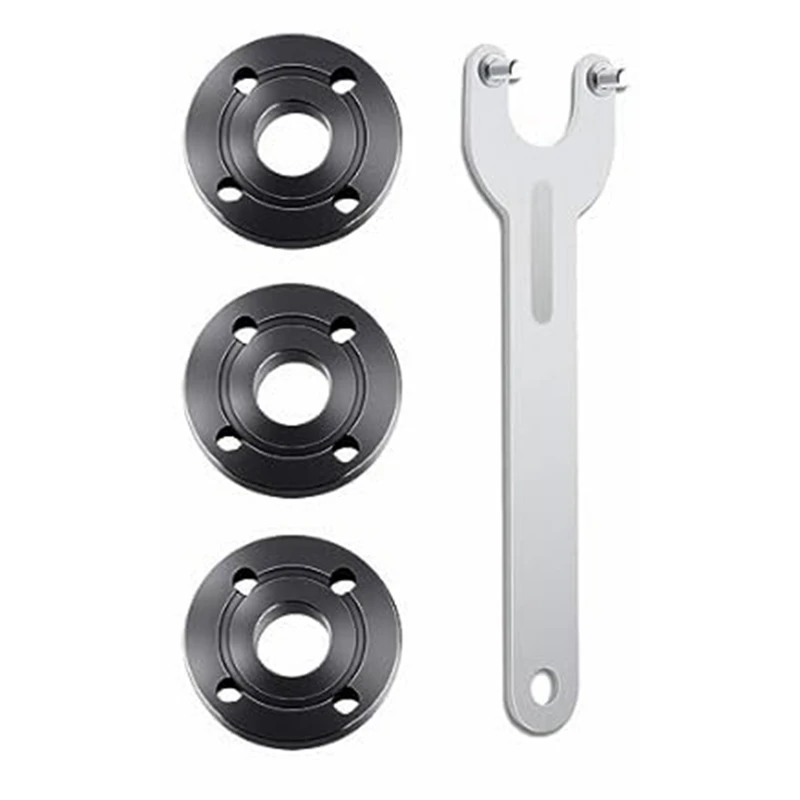 9Pcs Angle Grinder Flange Nut Angle Grinder Wrench Kit 5/8-11 Flange Metal Lock Nut For Grinder Accessories