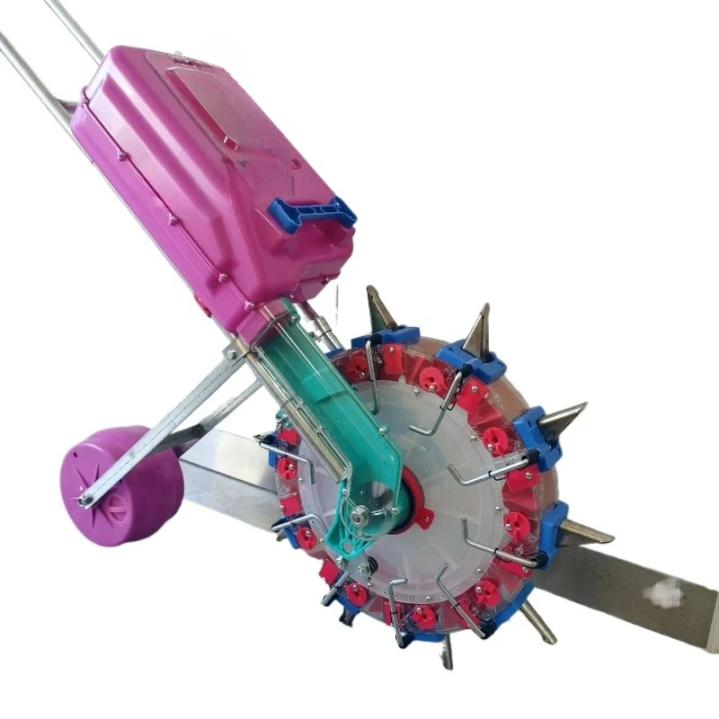 Professional hand push deep topdressing artifact granular fertilizer hole sowing deep fertilization seeder