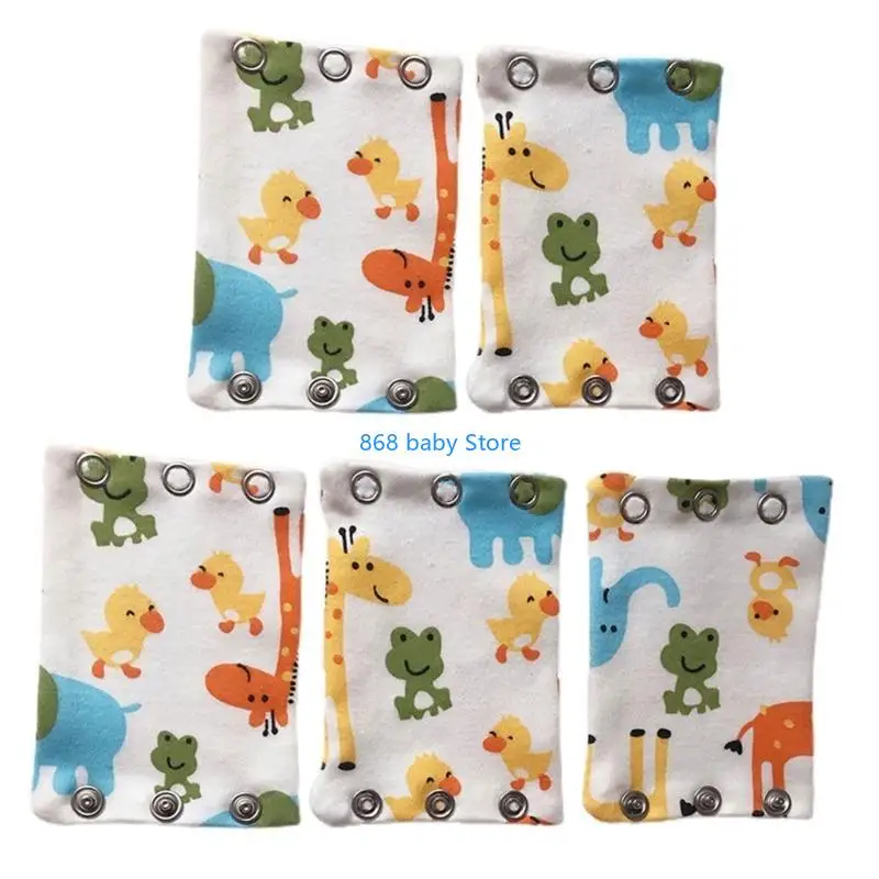 

29EE 5 Pieces Baby Clothes Extender Onesie Cotton Extenders Lengthen Extend Film