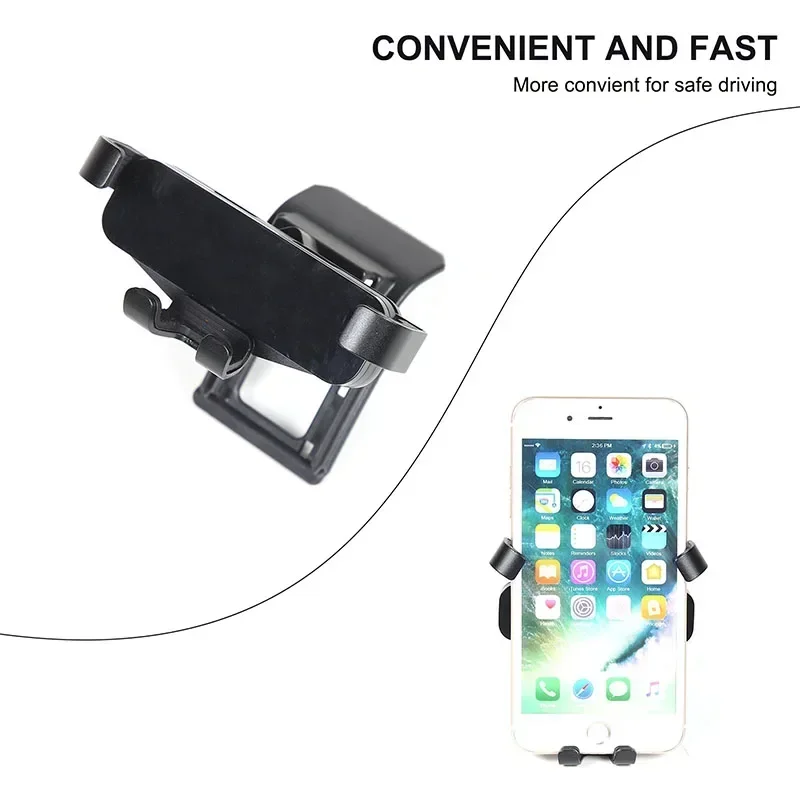 For Porsche 911 2012-2018 ABS Black Car Phone Holder GPS Navigation Mobile Bracket Interior Car Accessories