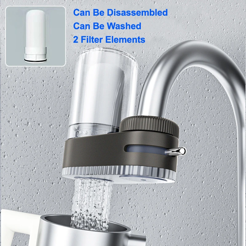 Kitchen Tap Water Purifier Faucet Water Filter for Sink Removable Washable Ceramic Filter Bathroom Filtration Purifie Sprayer