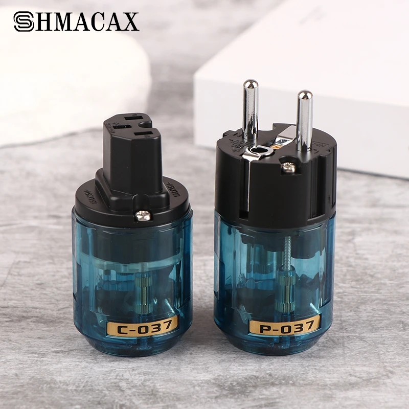 P-037 EU Разъем питания с родиевым покрытием C-037 IEC Female HIFI-коннектор кабеля питания