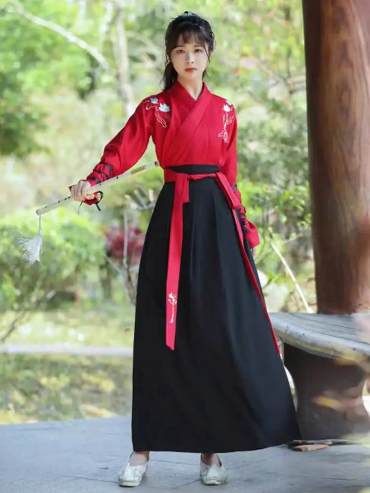 Modified Ancient Costume Plus Size Hanfu for Women Chinese Style Super Fairy Martial Arts Ancient Style Han Elements Male