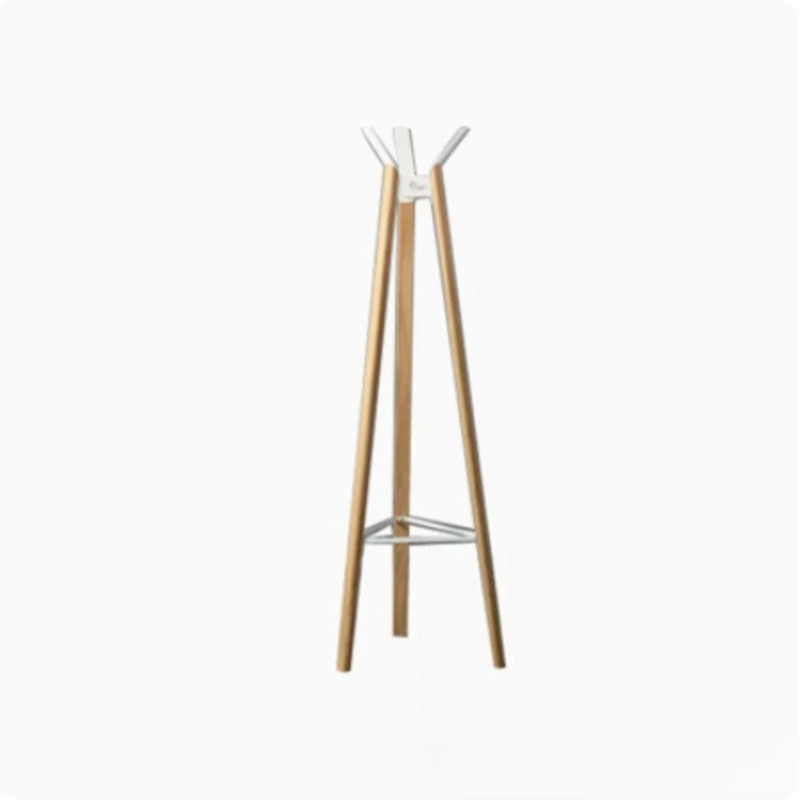 

Nordic simplicity, solid wood floor coat rack, macaron hanger