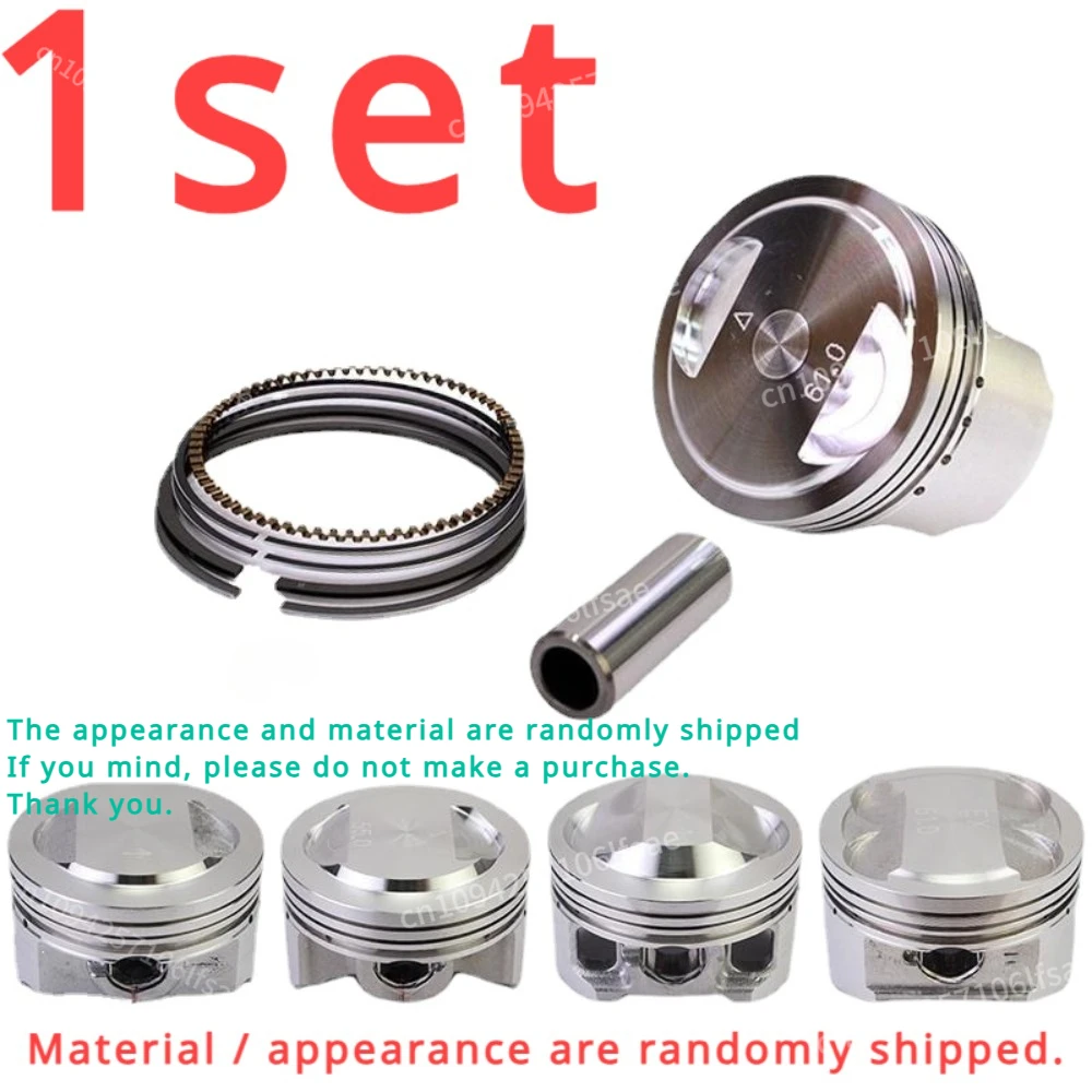 

1set For modification RSZ Qiaoge JOG100 motorcycle with 56mm 58.5mm 5961mm cylinder and piston rings, the engine cylinder piston