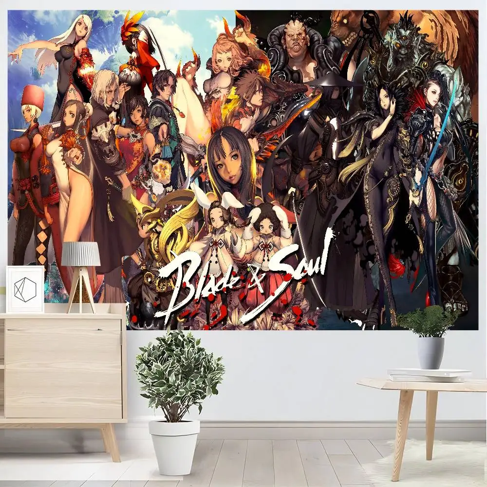 لعبة الرسوم المتحركة B-Blade And Soul، خلفية لافتة عيد ميلاد سعيد لراية عيد الميلاد وديكورات خلفية الحفلات #3