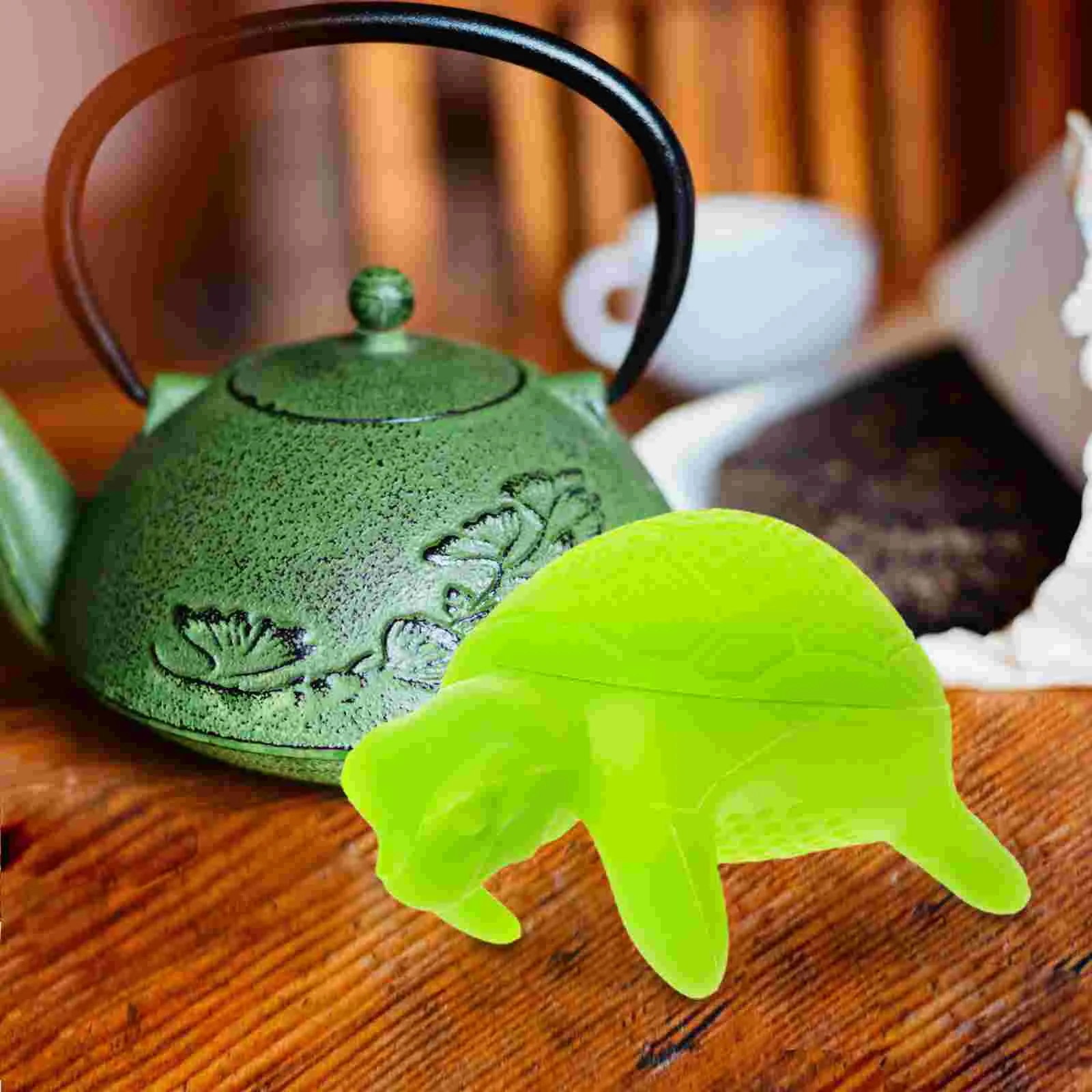 2 PCS Loose Leaf Tea Strainer Turtle Infuser Animal High Temperature Resistance Picnic Travel Filter Silicone