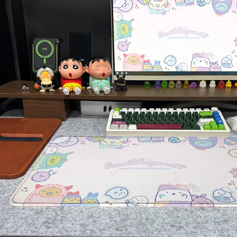 Sumikko Gurashi Mouse Pad Xxl Computer Large Size Non-slip Gamer Keyboard 90x40cm Art Design HD Deskmat