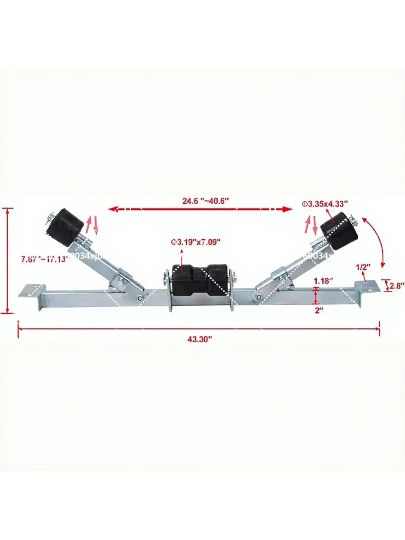 Trailer Roller Stand Set for Australian & European Style Tire Support Maintenance