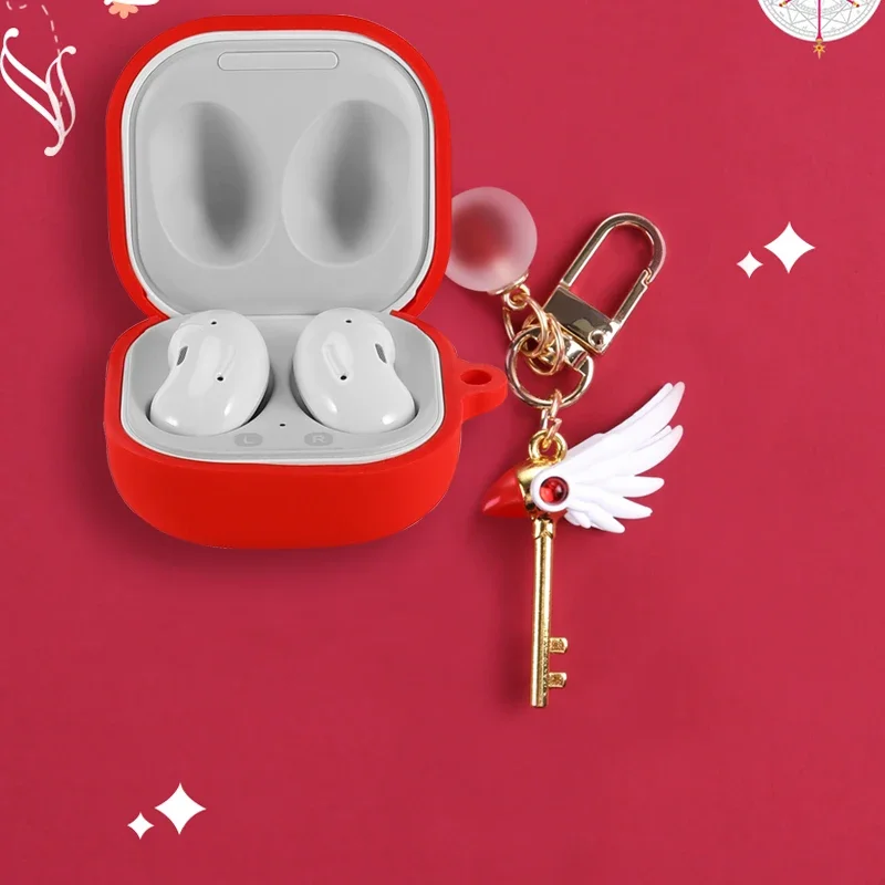 Cartoon Earphone Cover for Samsung Galaxy Buds Live Case Anti-shock Silicone Case for Galaxy Buds Live 2020 Headphone Box