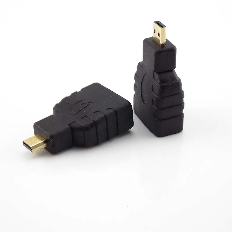 1-5Pcs Micro HD MI-compatible Male to Female Adapter Type D to A HD Connector Converter Adapter for Xbox 360 for PS3 HDTV L19