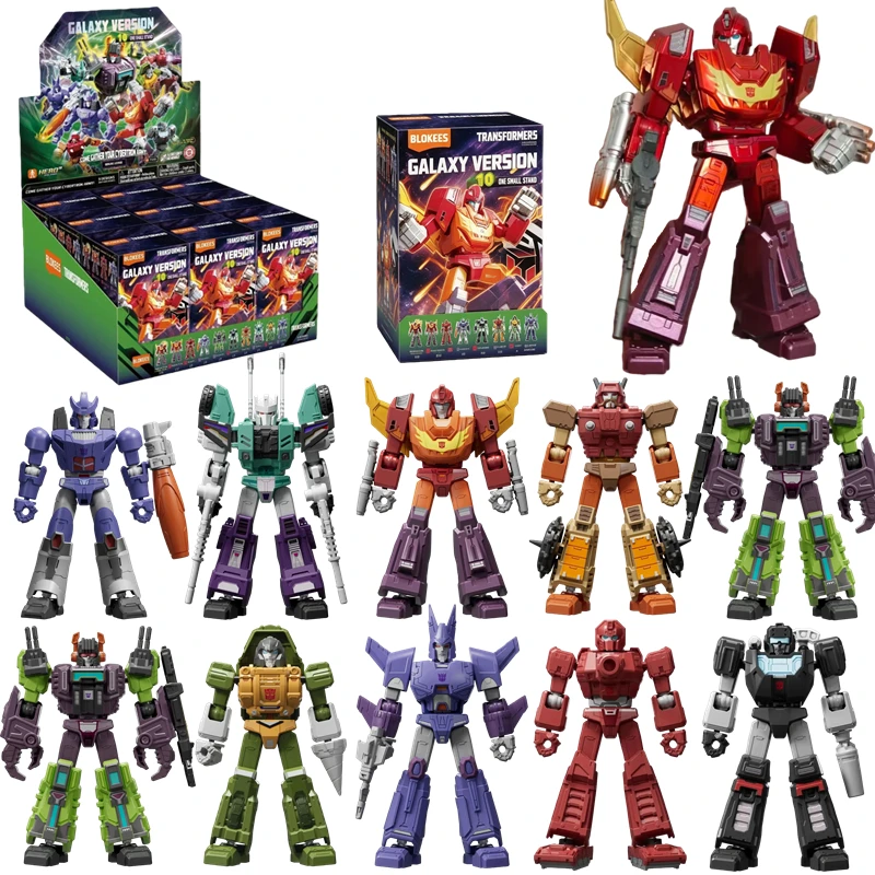 BLOKEES Original Transformers GALAXY GV10 GV11 Galvatron Sixshot Rodimus Prime Scorponok Action Figure Assembly Model Toys Gift