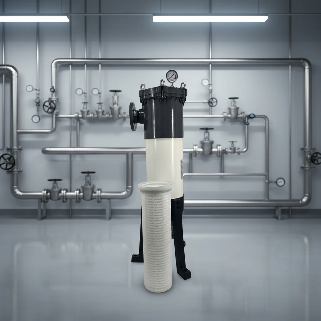 

High Flow Plastic PVC/UPVC Precision Filter Housing For Water Filtration