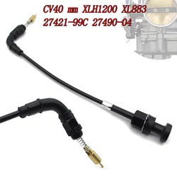 Motorbike Carburetor Choke Cable For CV40 Sportster883 1200 XL883 XLH1200 27421 99C 27490 04