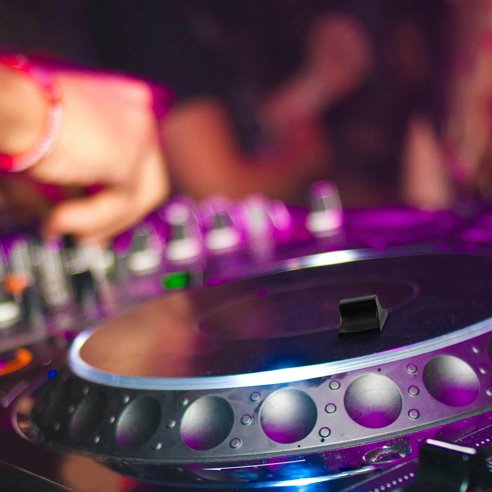 

8 Pcs Push Rod Cap Potentiometer Screw Fittings Hats Caps Mixing Console Desktop Hole Plug Mixer Accessories Plastic End