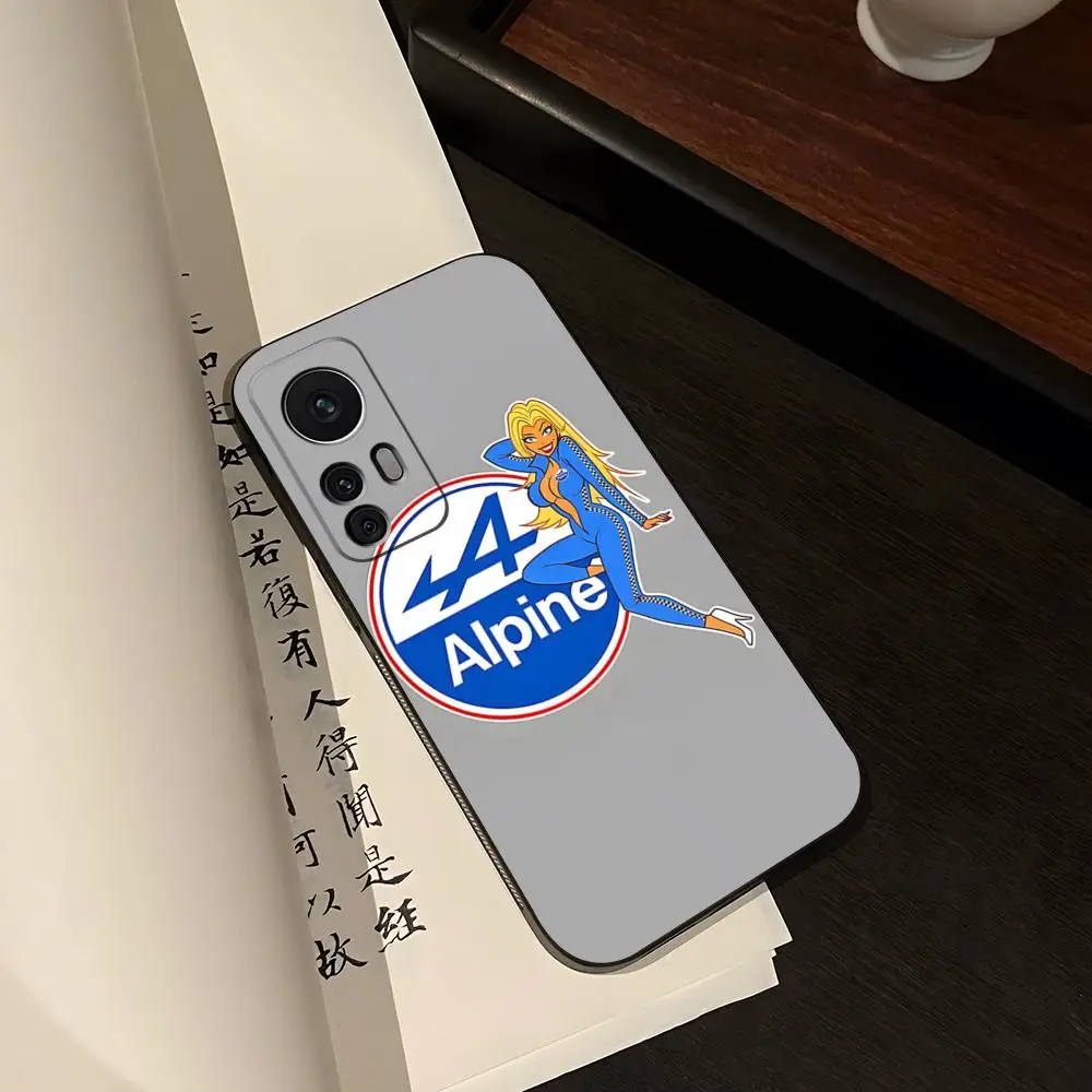 Alpine Logo Tricolor French Phone Case For Xiaomi 14 12 Pro 11 13 Lite 10T 12X 11i F3 Note redmi POCO Dirty resistant M4 M3 X4 c