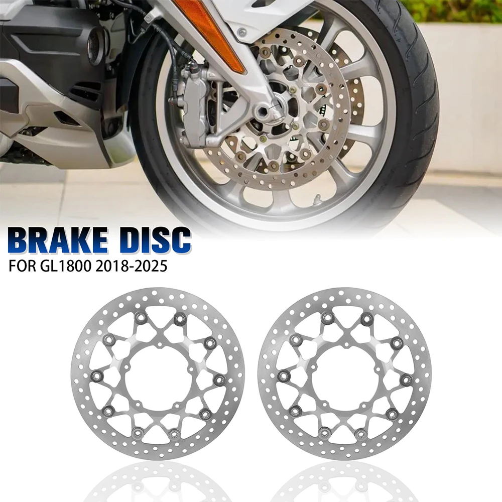 GL1800 Motorcycle Front Floating Brake Disk Discs Rotors For Honda Goldwing 1800 GL 1800 Gold Wing 1800 2018-2025 Accessories