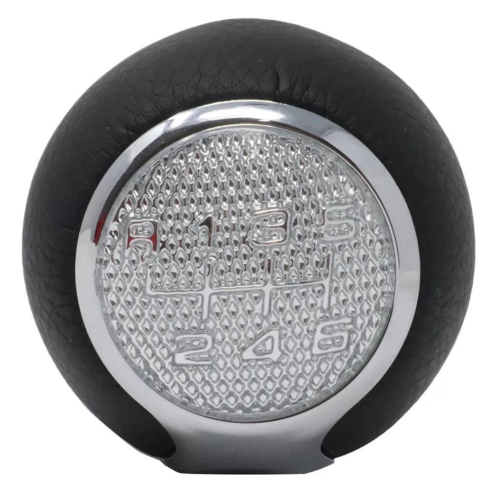 

Gearshift Handle 6Speed Gear Shift Knob Constructed From Plastic Effortless Installation Design Sporty Aesthetic