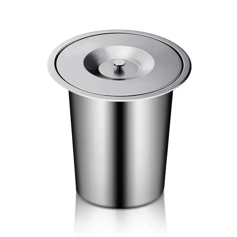 

Kitchen Countertop Embedded Trash Can Household Classification Desktop Sink Cabinet