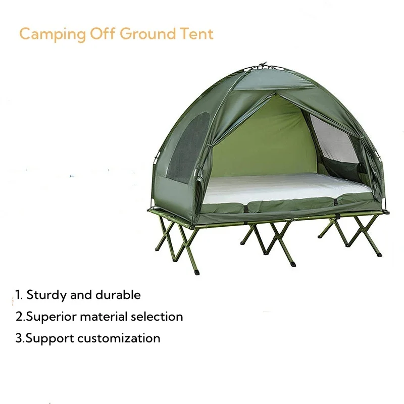 Multifunctional Tent Cot, Folding Camping Cot Tent, Portable Elevated Tent Off The Ground Tent For Outdoor Camping