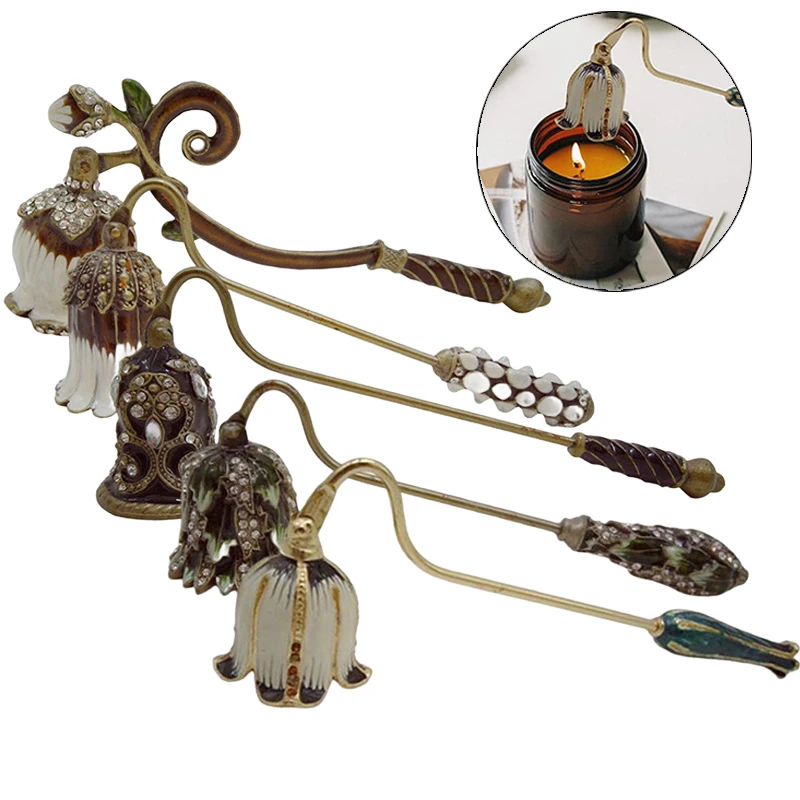Vintage Kerzenlöscher-Maske, Aromatherapie-Kerzenwerkzeug, Kerzenhalter-Abdeckung, Haushaltsprodukte, Kerzenlöscher-Kern, Sofortlieferung