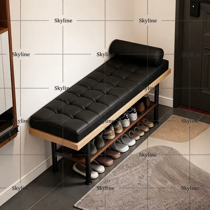 Door Change Shoe Stool Cloakroom Fitting Bench Clothing Store Sofa Bedroom Bedside Stool