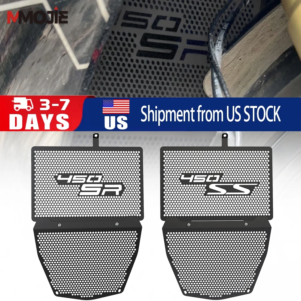 

FOR CFMOTO CF MOTO 450SR 450SS 450 SR/SS 2023 2022 2024 Motorcycle Radiator Grill Guard Oil Cooler Protector Cover 2025 450SR-S