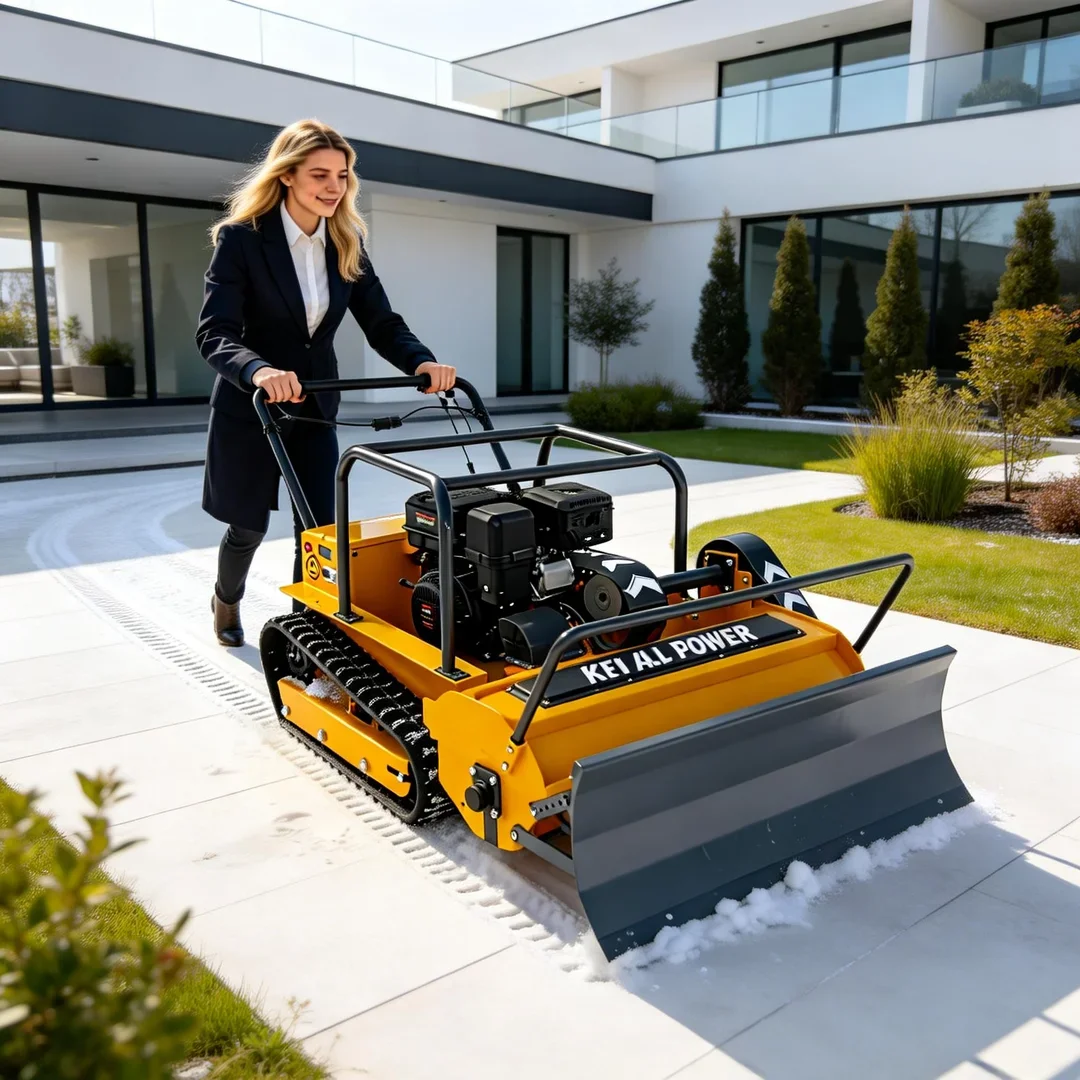 

Customized 800-1200mm Cutting Width Flail Lawn Mower - Tracked Powerful Machine for Slope Orchard Farmland Bush Weeding