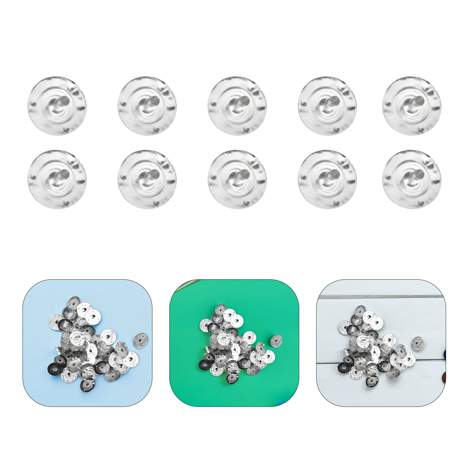 

300pcs Wicks Bases Metal Diy Making Supplies Diy Wicks Base For Wax Teacup Candles Wedding Birthday Decor