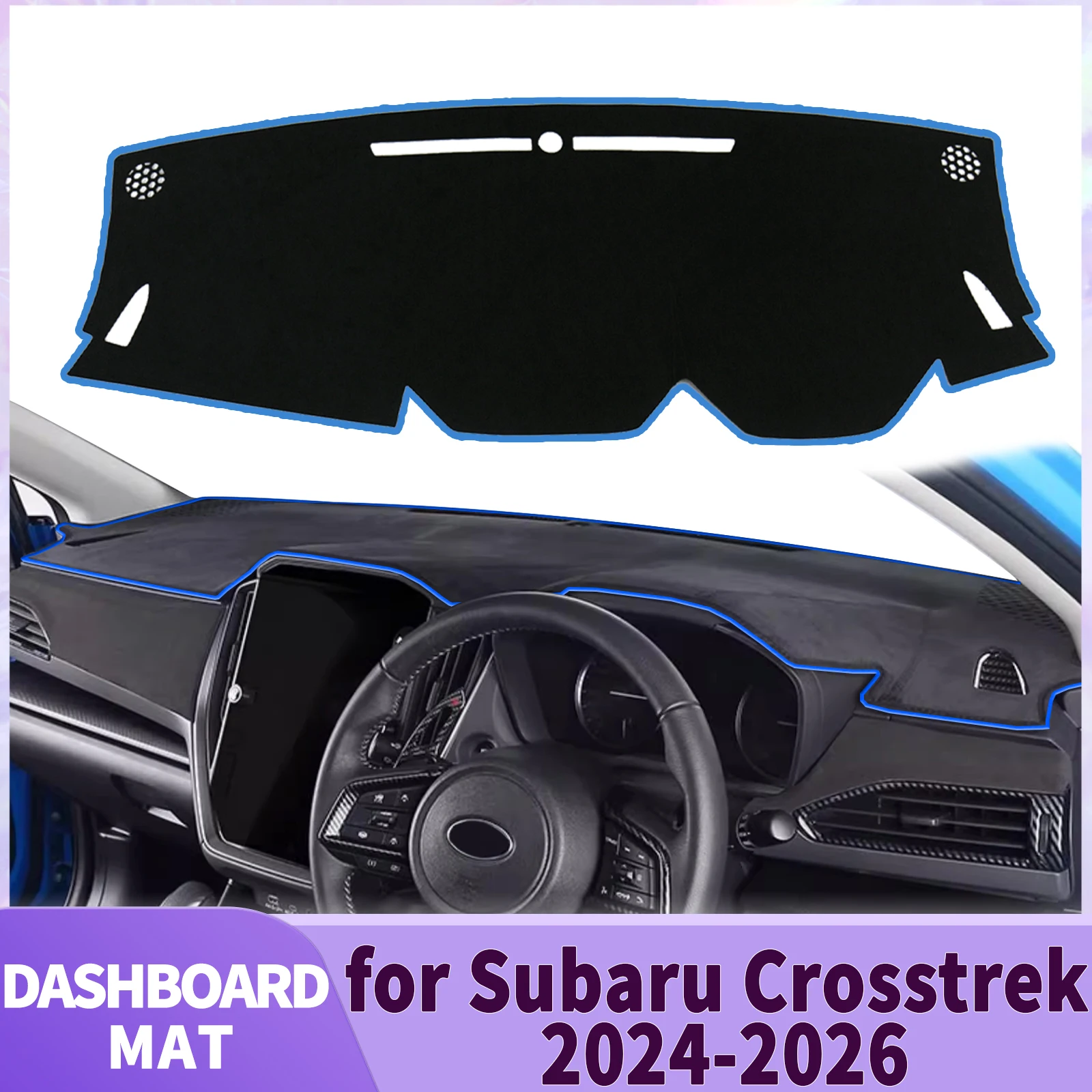 

fit for Subaru Crosstrek 2024 2025 2026 Dashmat Dashboard Cover Pad DashMat Sunshade Car Accessories Protective Carpet