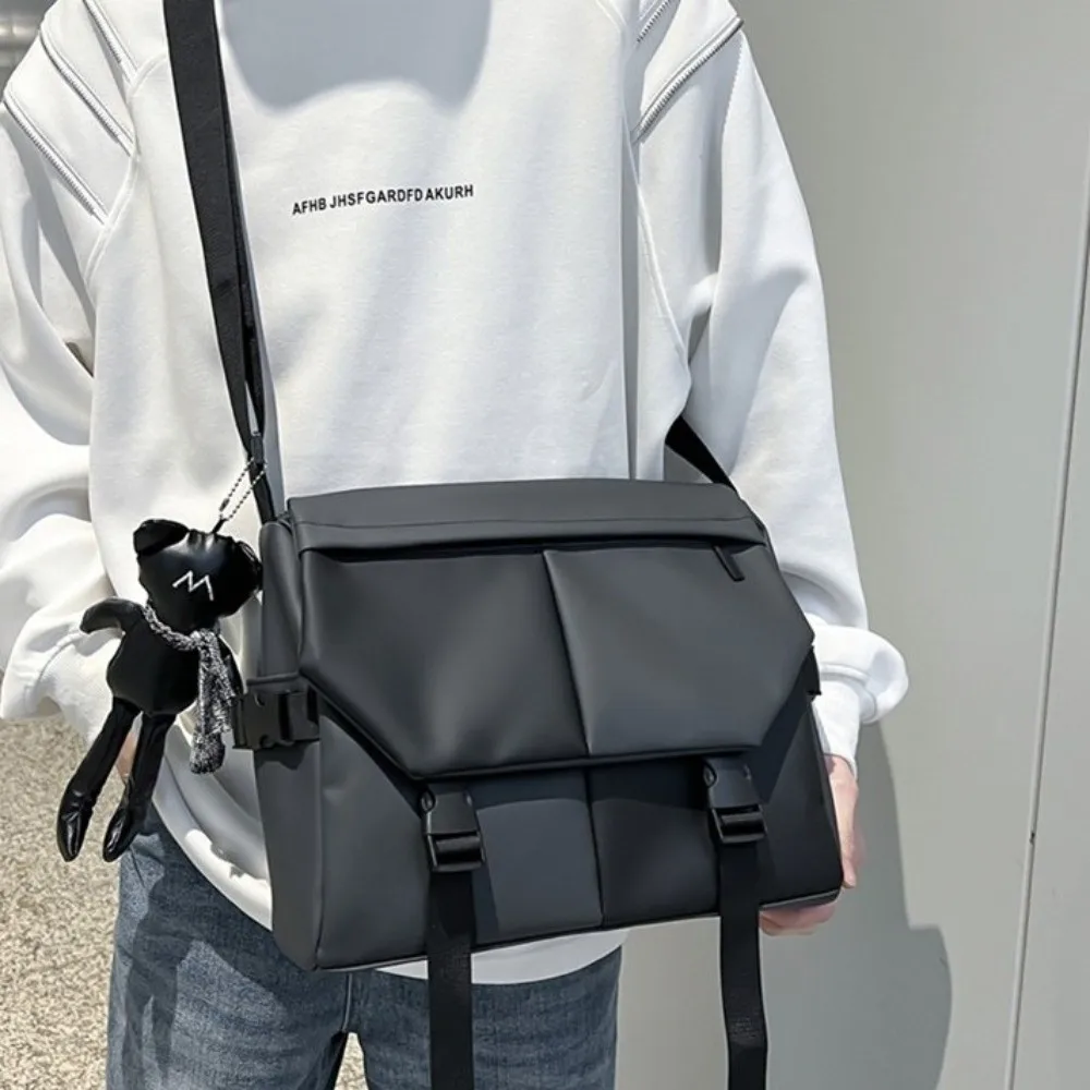 Водонепроницаемая сумка через плечо с несколькими карманами в повседневном стиле, водонепроницаемая сумка-мессенджер, унисекс, нейлоновая сумка большой вместимости