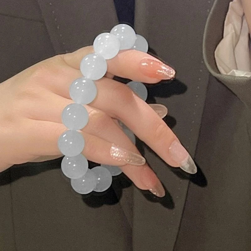 N58F Beads Bracelet for Men Women Kids Around The Finger Soft Beaded Bracelets