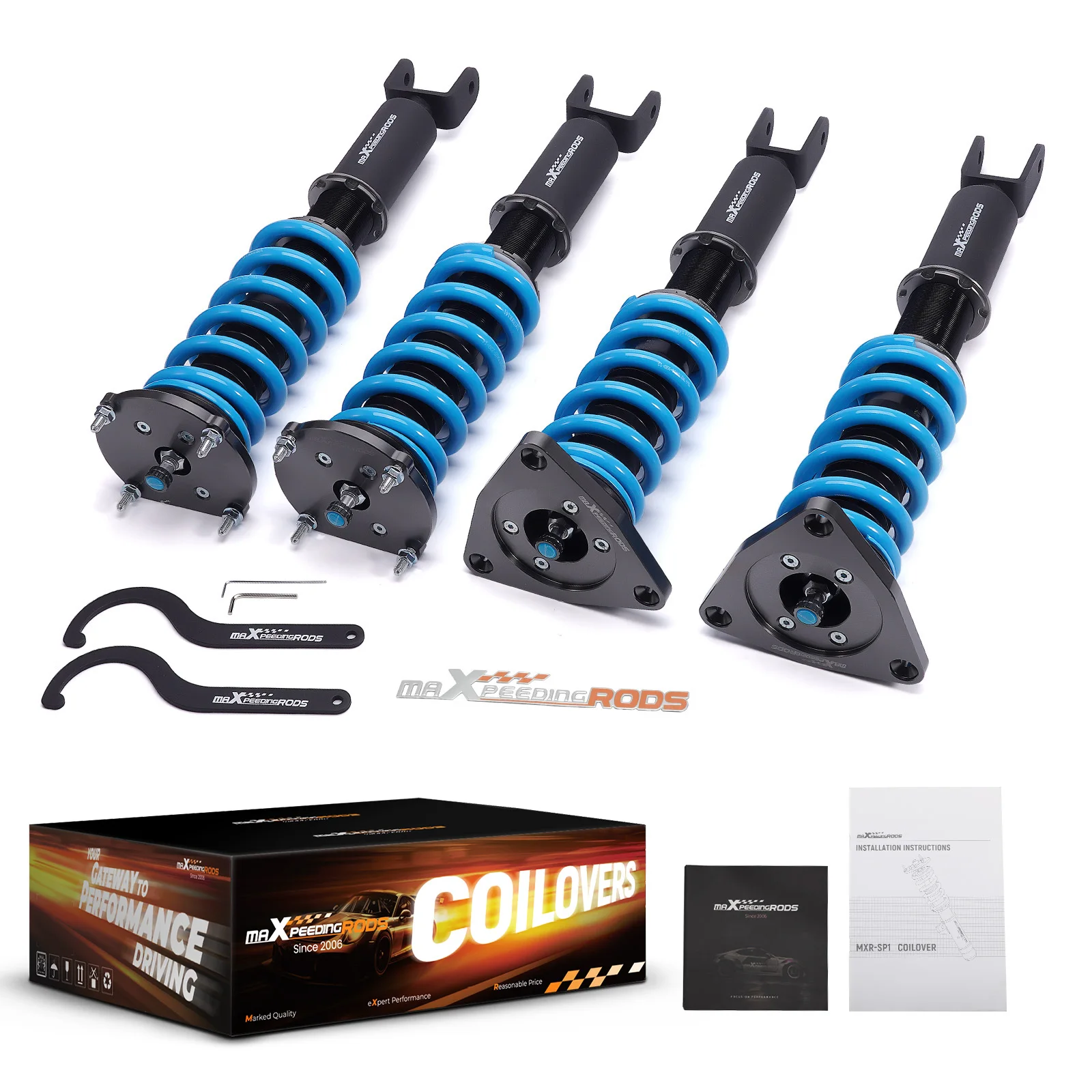 طقم تعليق كويلوفر 24 خطوة قابل للتعديل لأودي A8 كواترو 2004-2010 #3