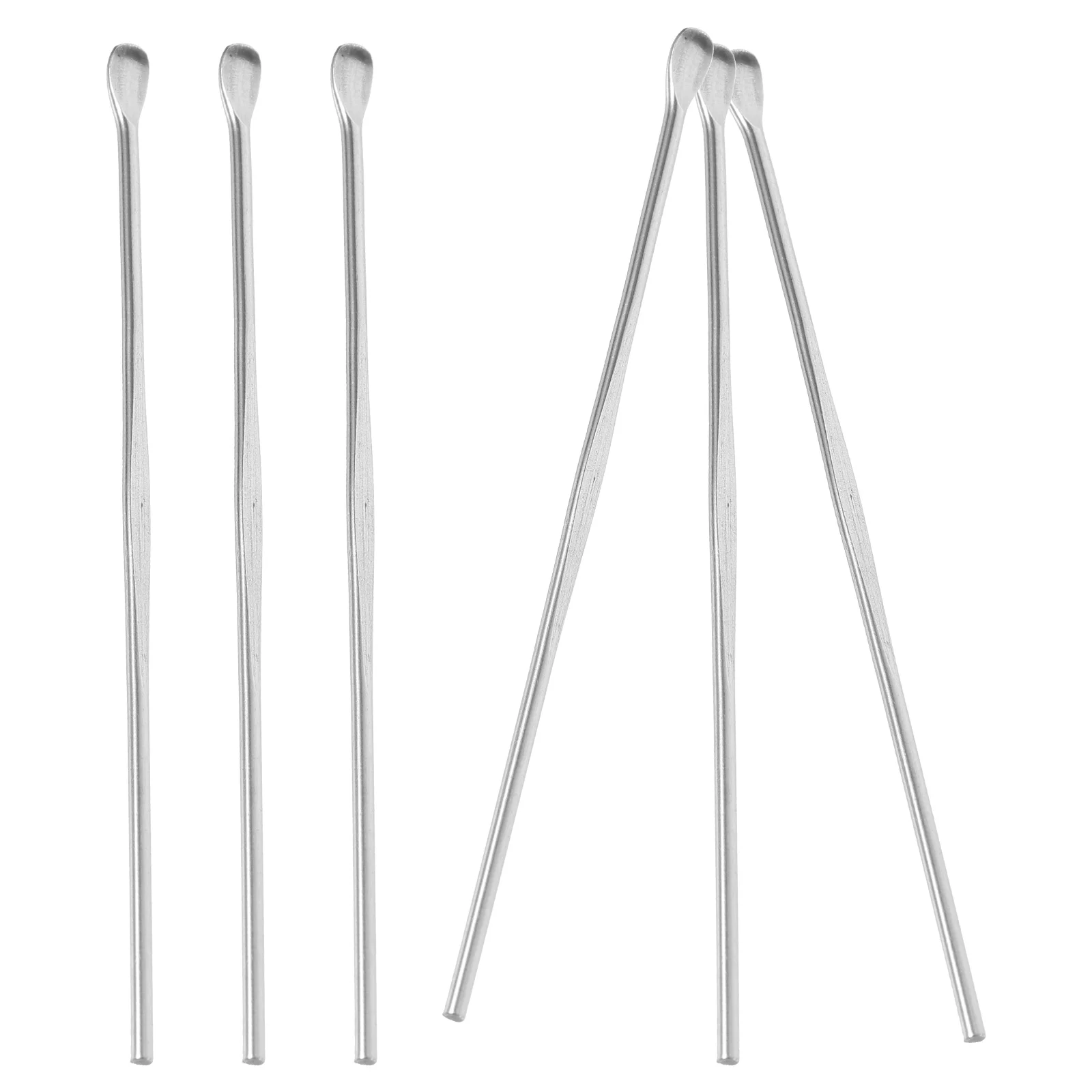 Aço inoxidável Earpicks Cureta Ear Cleaner, Ear Wax Remoção Ferramenta