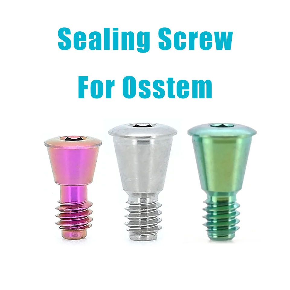 Professional Dental Implant Sealing Screw Kit 10pcs Compatible with Osstem System Reliable Prosthetic Surgical Accessories Lab