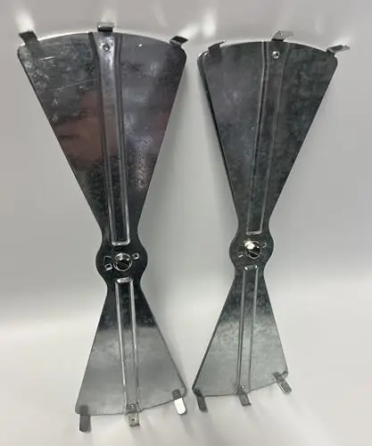 

12" Radial Air Dampers 2-Pack – Heavy Duty HVAC Vent Control