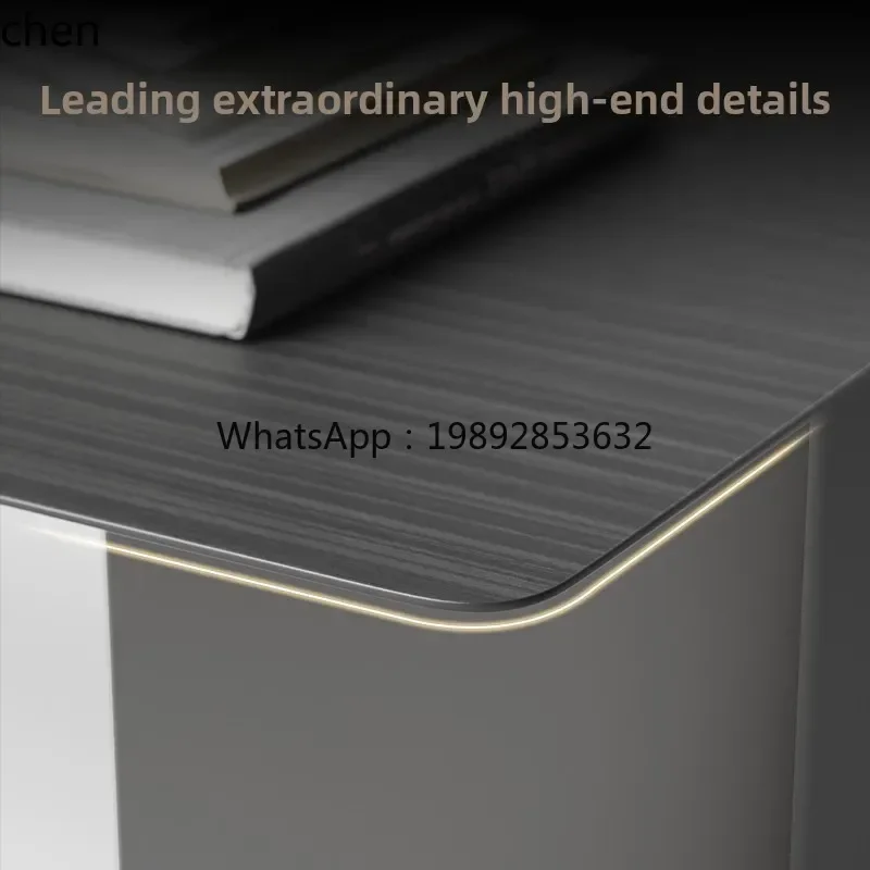 

7BGZDesk Manager Chairperson President Office Furniture Head Desk Supervisor Desk and Chair Combination